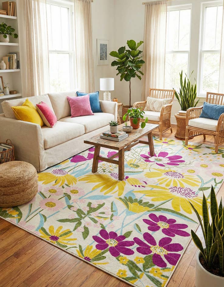 Detail image of 10' x 13' Bloom Rug