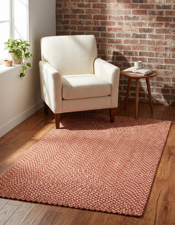 3' 1 x 5' 1 Handmade Tweed Braided Jute Rug