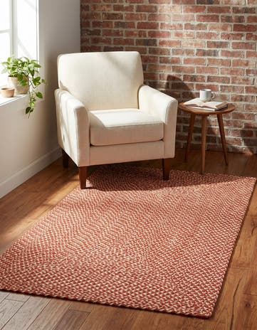 3' 1 x 5' 1 Handmade Tweed Braided Jute Rug
