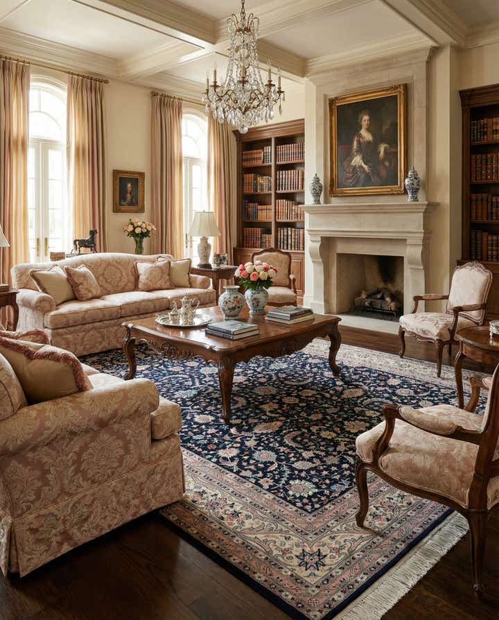 11' 10 x 17' 9 Hand Knotted Kashan Wool Rug