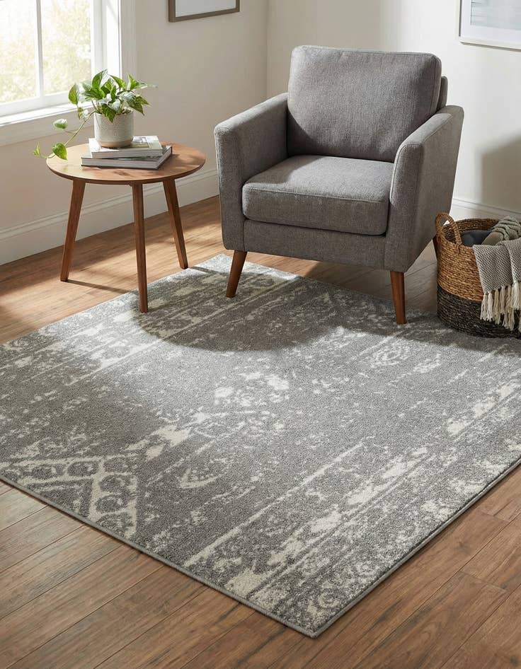 Detail image of 5' 3 x 5' 3 Lennon Square Rug