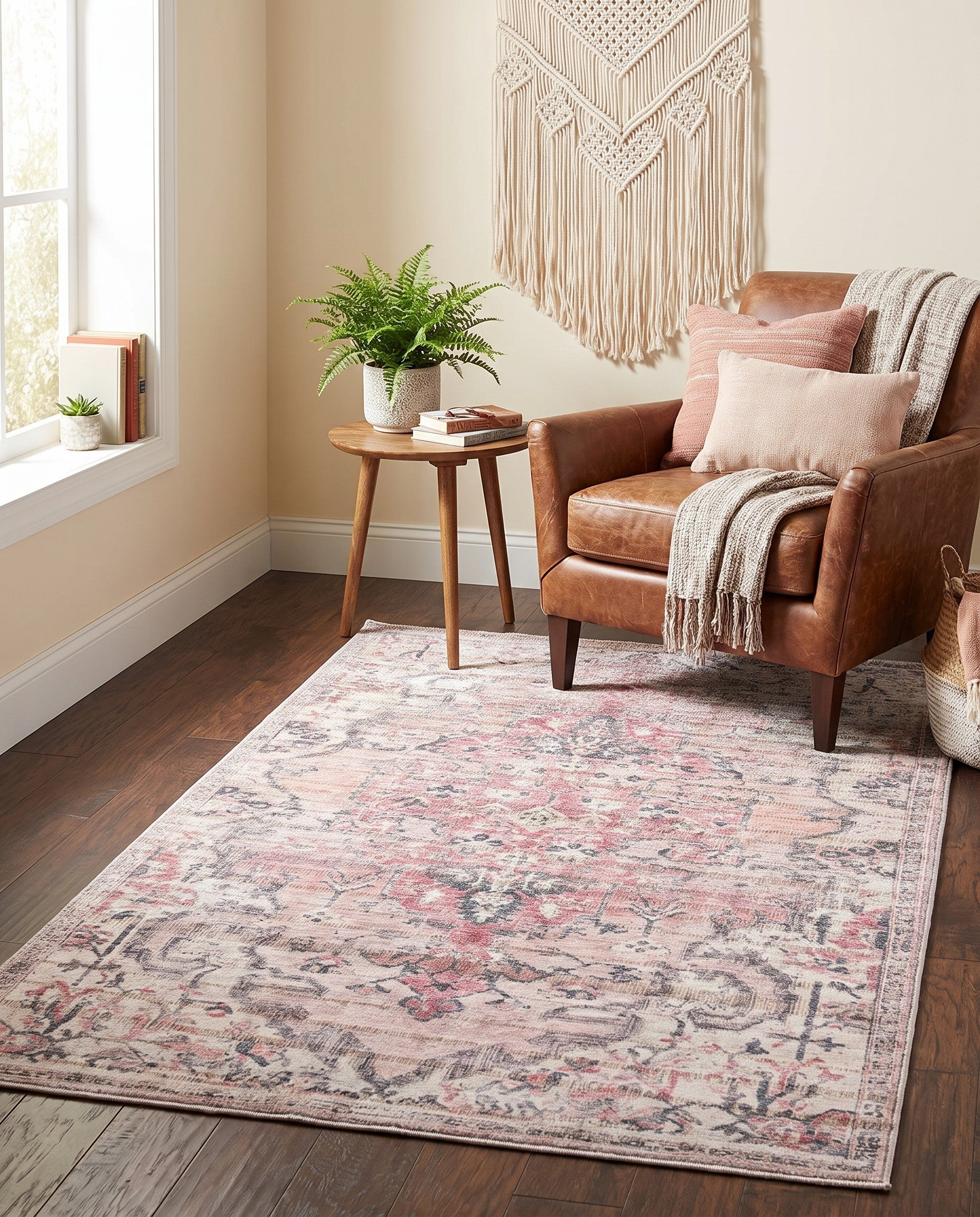 3' 3 x 5' 3 Washable Nostalgia Rug