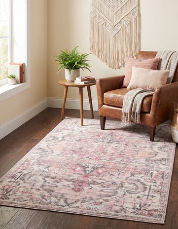 3' 3 x 5' 3 Washable Nostalgia Rug