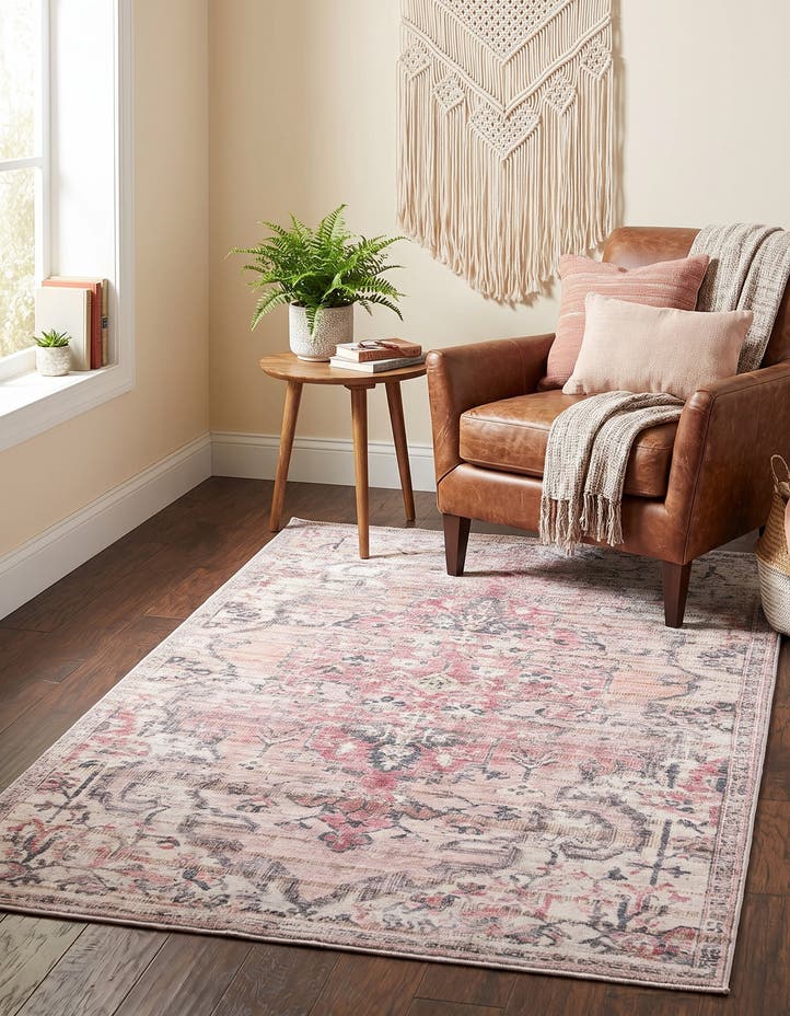 3' 3 x 5' 3 Washable Nostalgia Rug