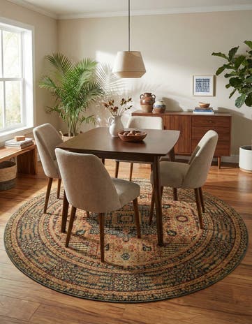 6' x 6' Mamluk Round Rug
