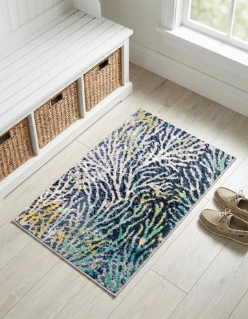 Blue Ariel Rug