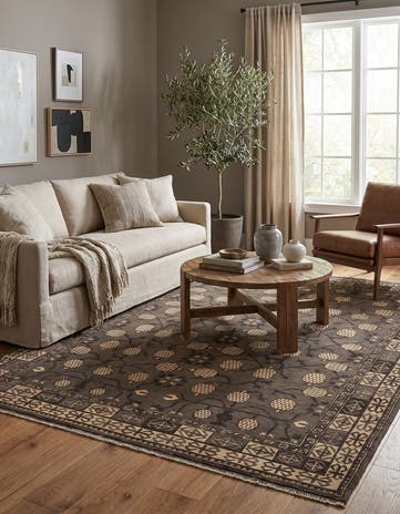 5' 10 x 7' 11 Hand Knotted Ziegler Modern Rug