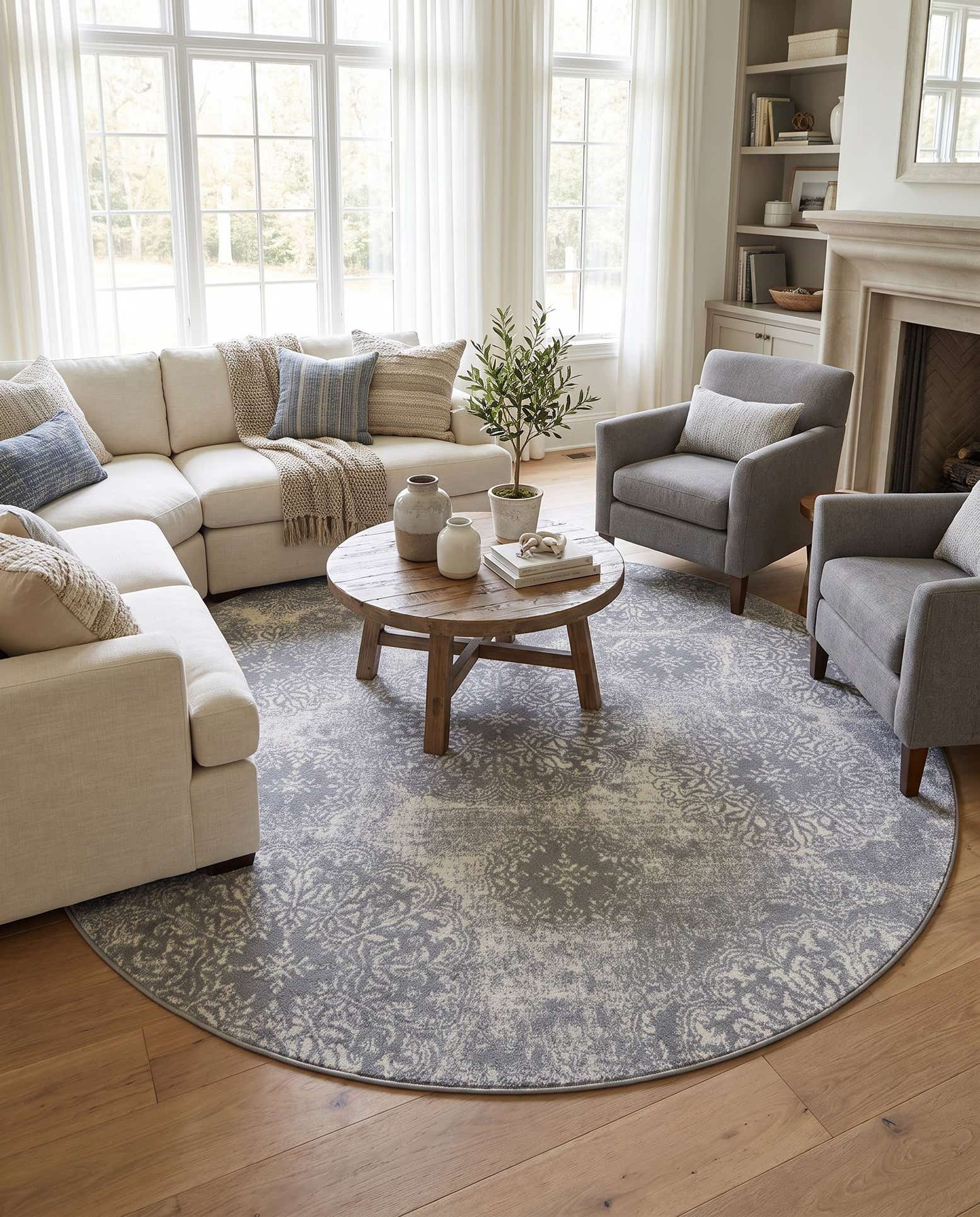8' x 8' Monte Carlo Round Rug