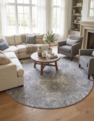 8' x 8' Monte Carlo Round Rug
