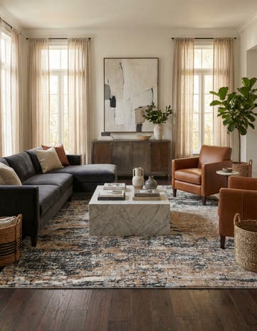 Beige Leipzig Rug