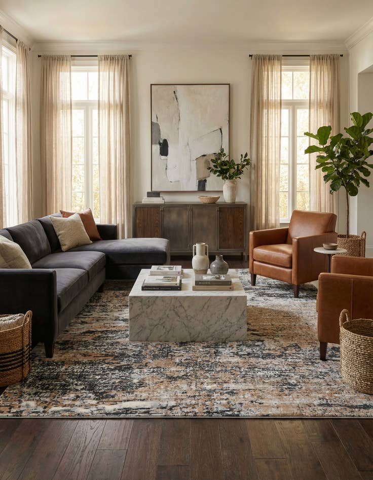 Detail image of 10' x 13' Leipzig Rug