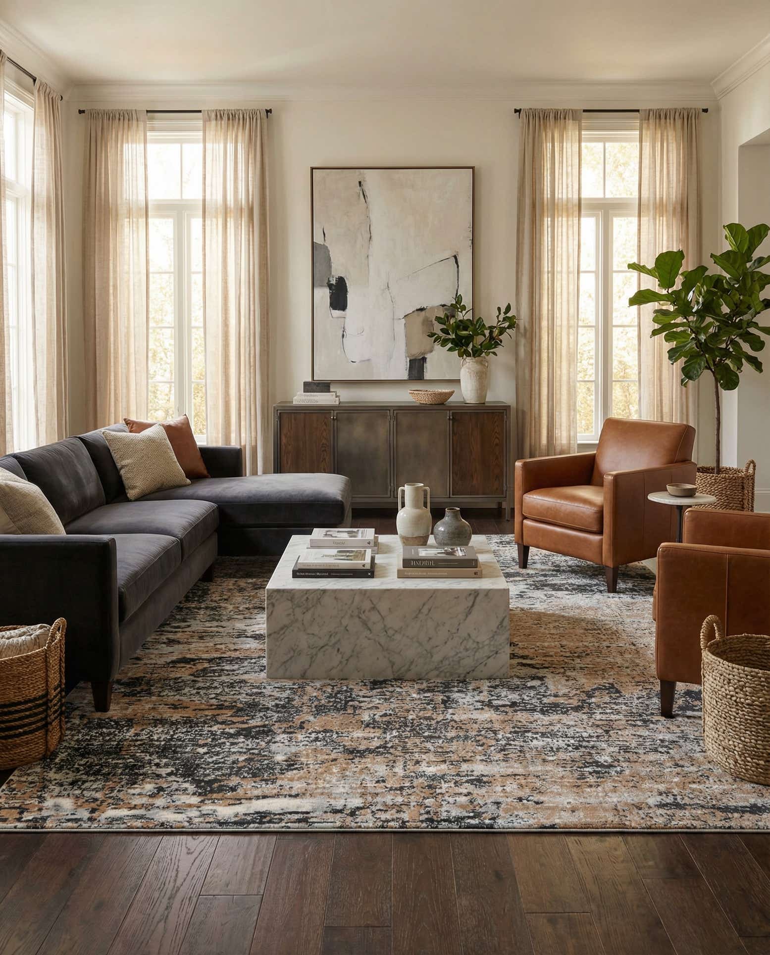10' x 13' Leipzig Rug
