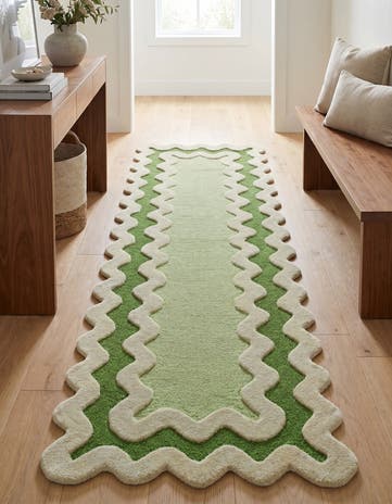 2' 7 x 8' Happy Rugs Wool Runner