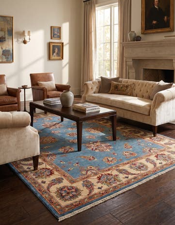 5' x 6' 10 Hand Knotted Ziegler Rug