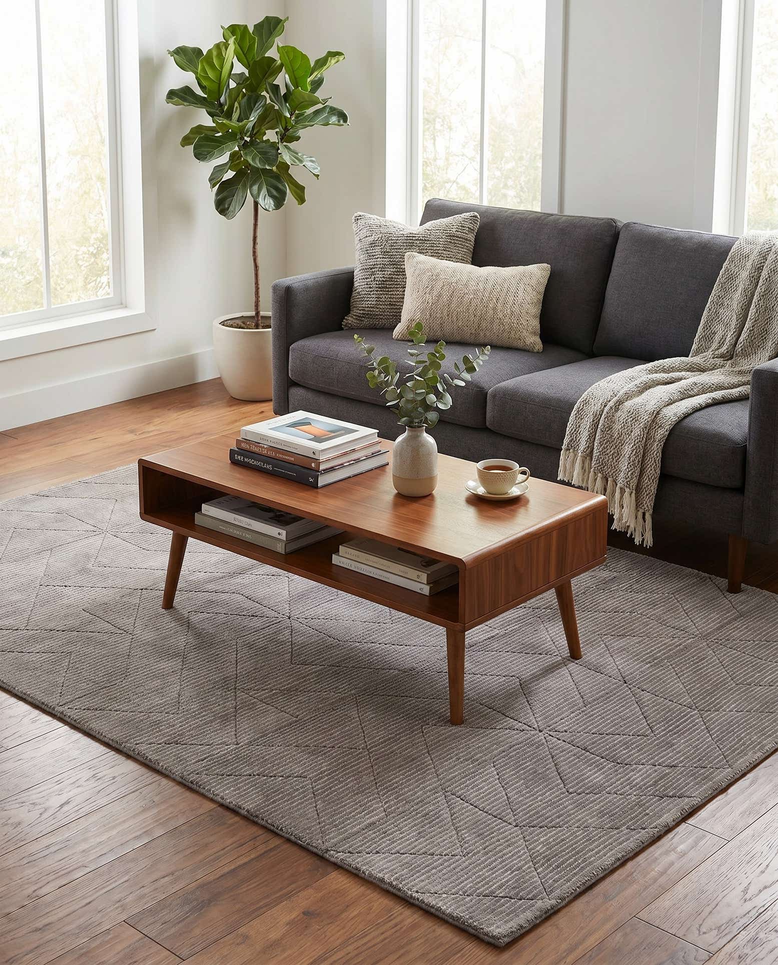 5' 1 x 7' 1 WoolCraft Geometric Rug