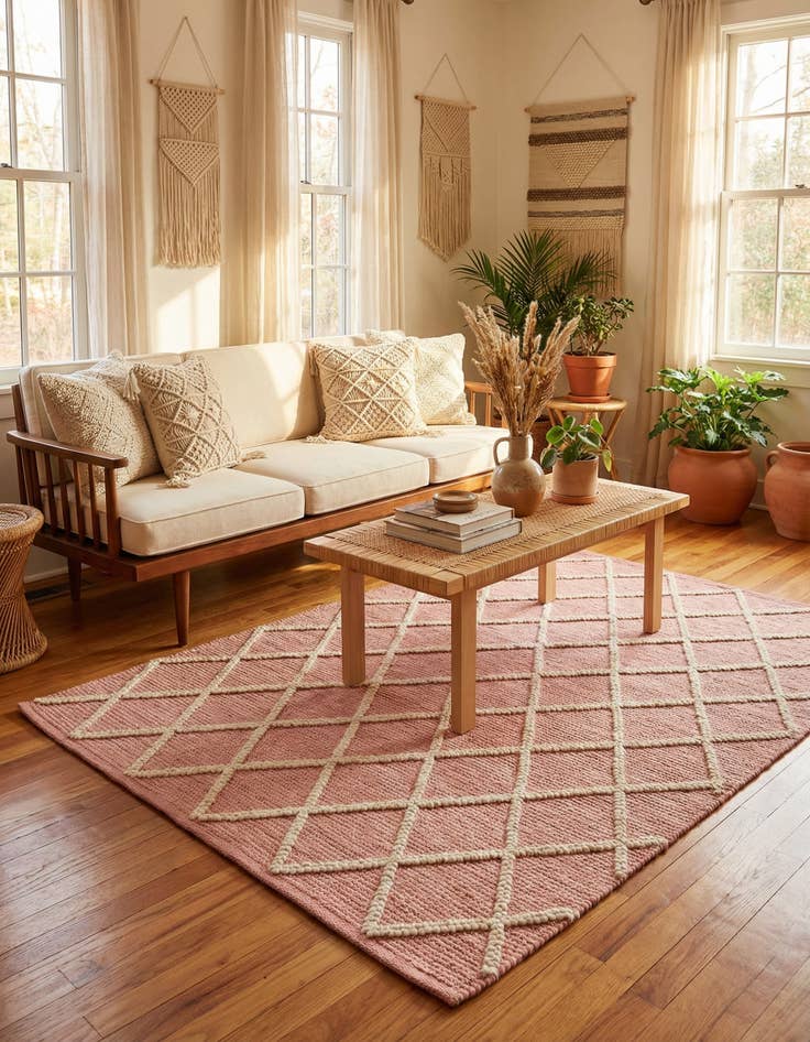 Detail image of 4' 1 x 6' 1  Hand Knotted Jill Zarin Dorset Rug