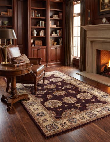 3' 1 x 5' Hand Knotted Ziegler Rug