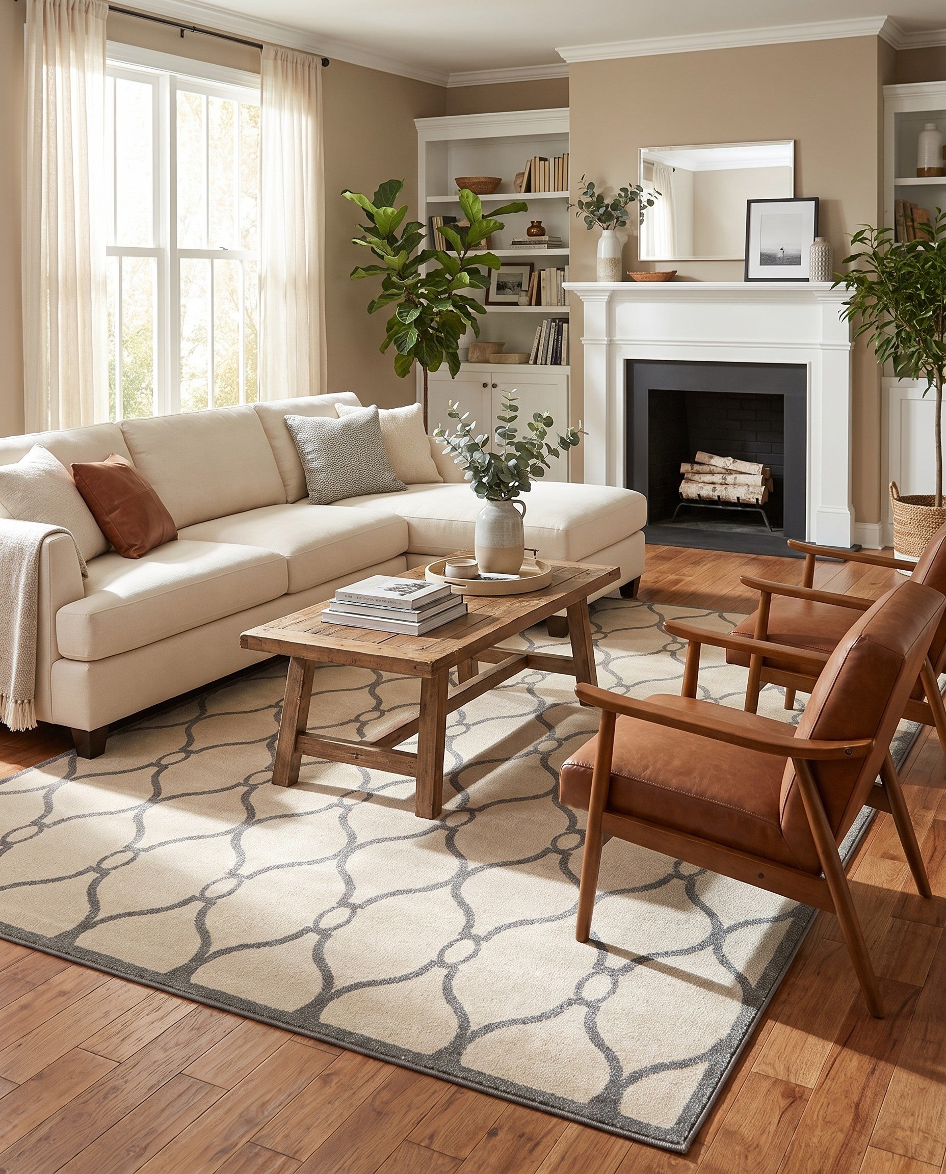 275cm x 365cm Trellis Rug