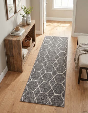 2' x 6' Lattice Frieze Runner Rug