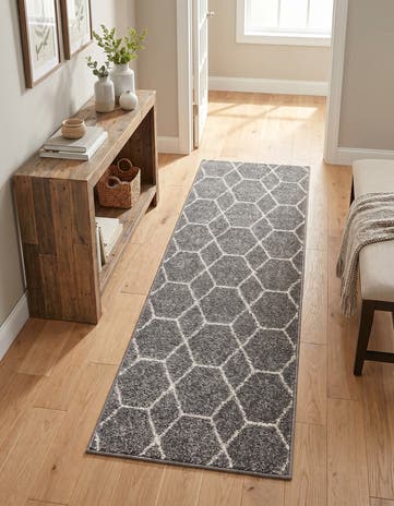 2' x 6' Lattice Frieze Runner Rug