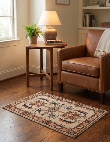 1' 10 x 2' 11 Hand Knotted Ariana Ziegler Rug