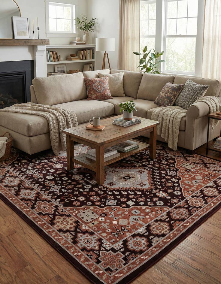 Detail image of  10' x 14' Kamala Washable Rug