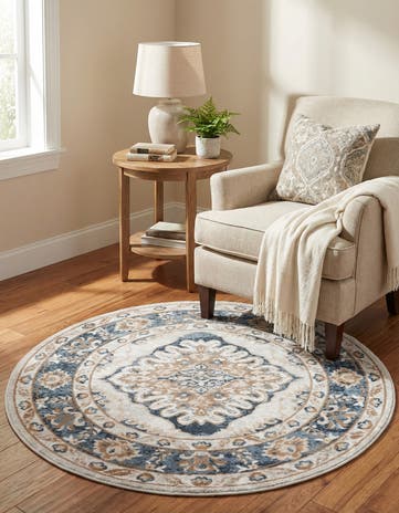 3' x 3' Oxford Round Rug