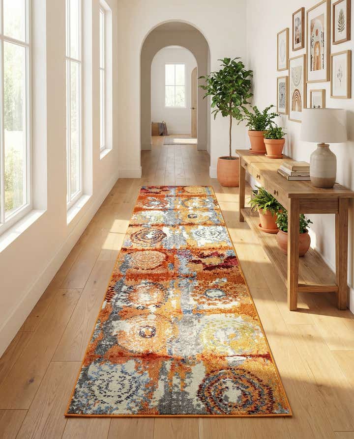 2' 7 x 10' Washable Casablanca Runner Rug