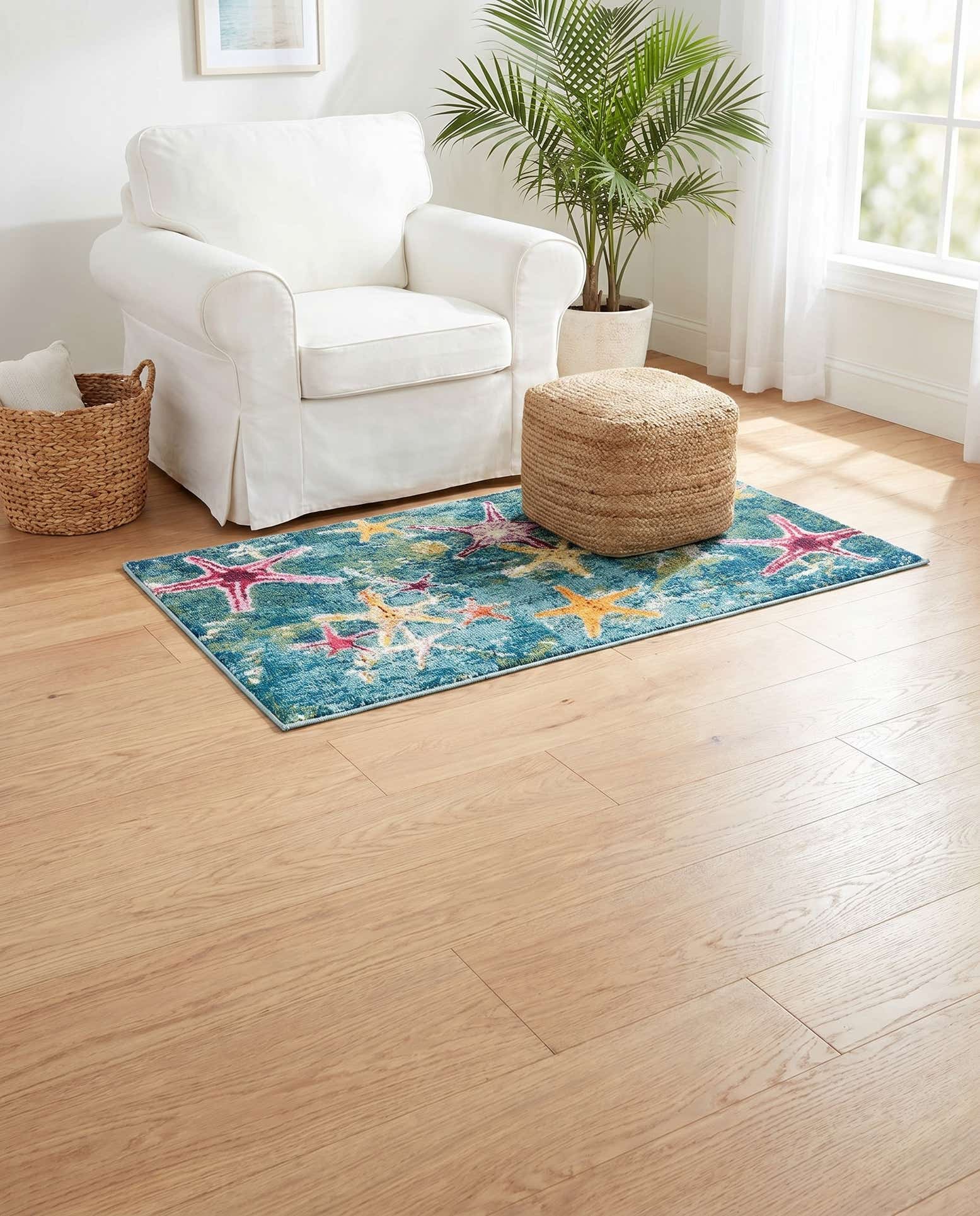 3' 3 x 5' 3 Washable Capri Rug