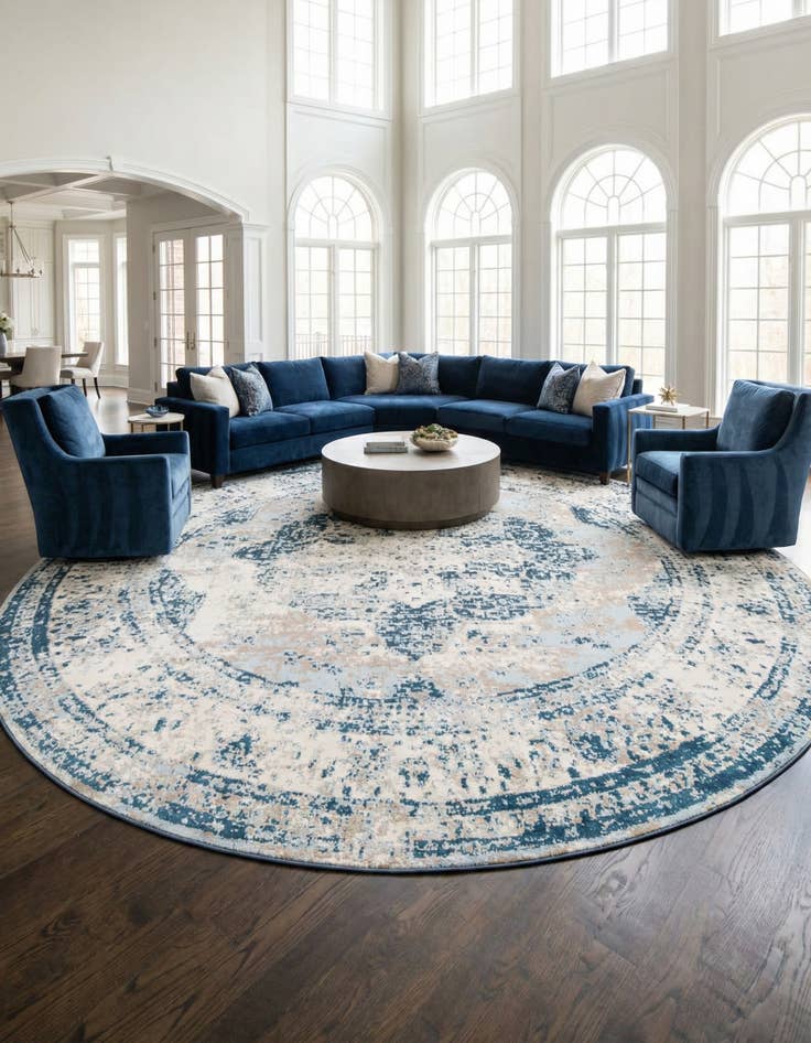 Detail image of 13' x 13' Monte Carlo Round Rug