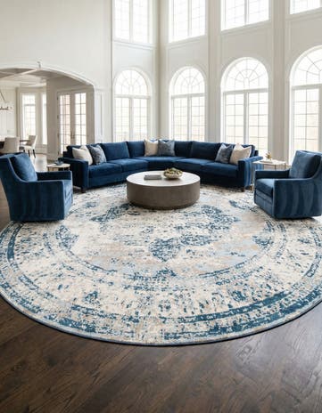 13' x 13' Monte Carlo Round Rug