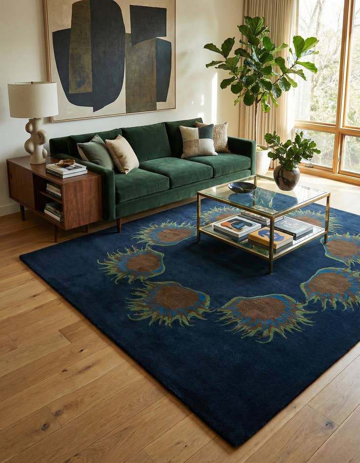 Detail image of 7' 6 x 7' 7 Luna Square Rug