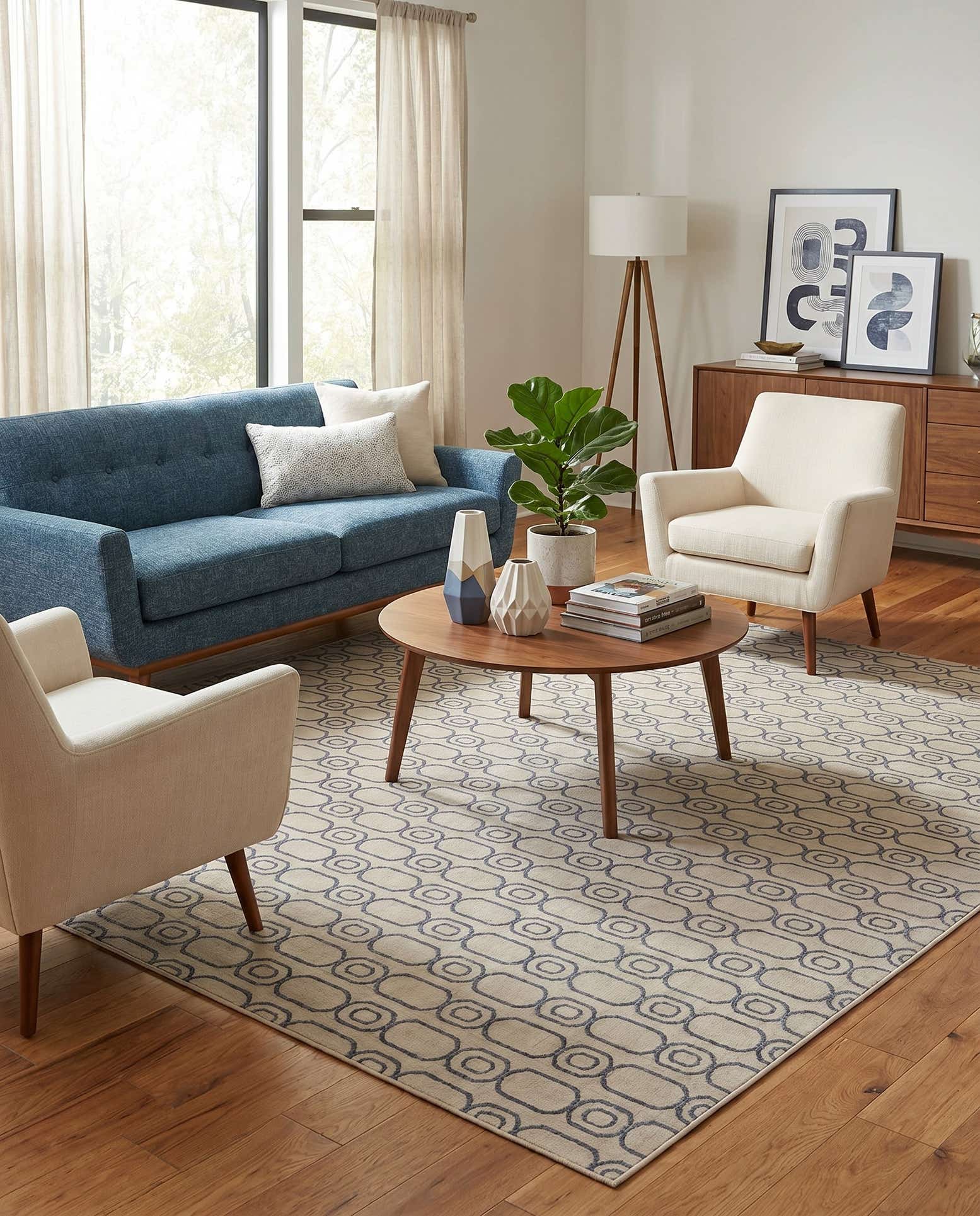 10' x 10' Vogue Geo Square Rug