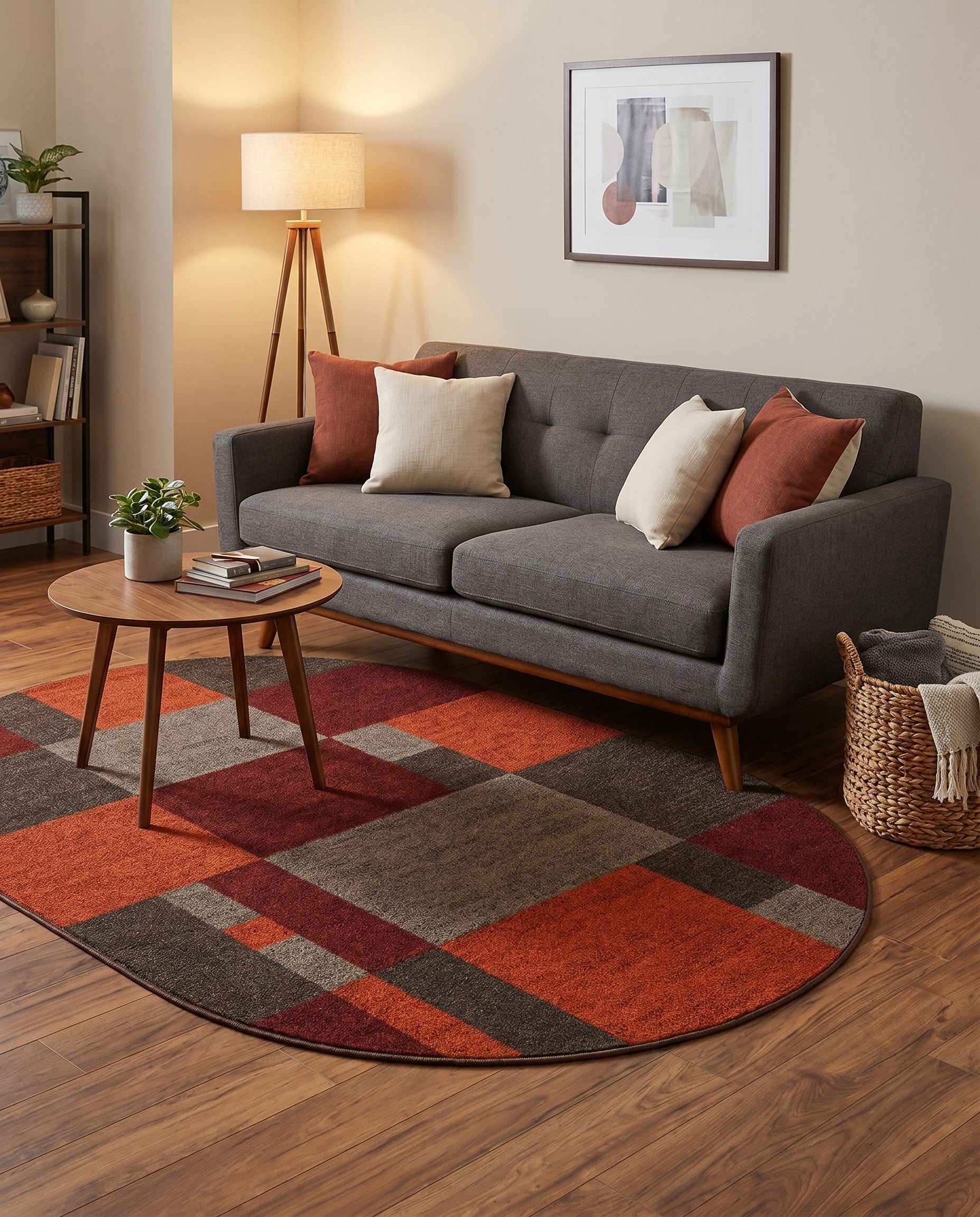 4' 1 x 6' 1 Equinox Oval Rug