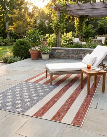 5' 3 x 8' Easy-Clean Jill Zarin Indoor / Outdoor Rug