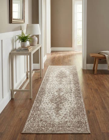 Light Brown Dover Runner Rug
