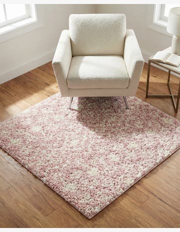 3' x 3' Moroccan Trellis Shag Square Rug