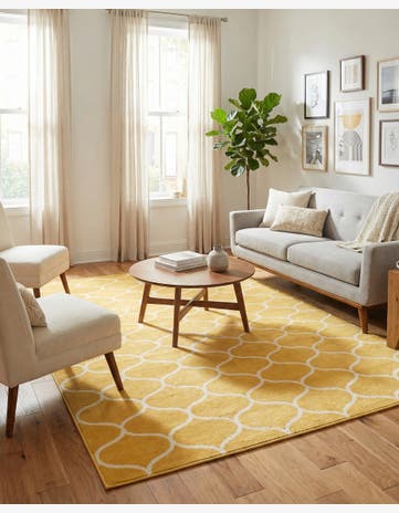 7' 10 x 10' Trellis Frieze Rug