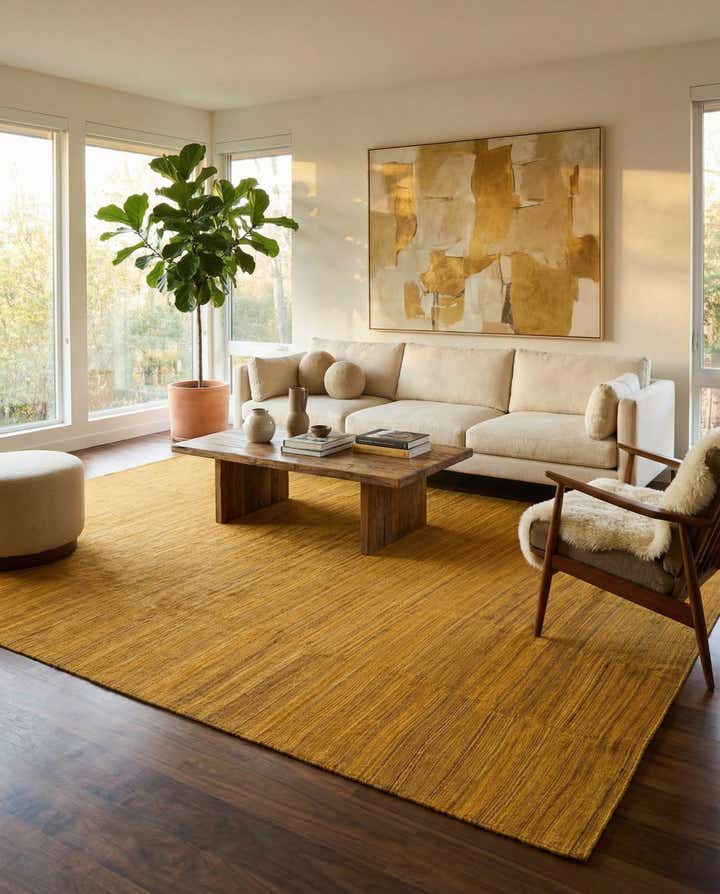 11' 6 x 15' 9 Hand Knotted Kilim Modern Wool Rug