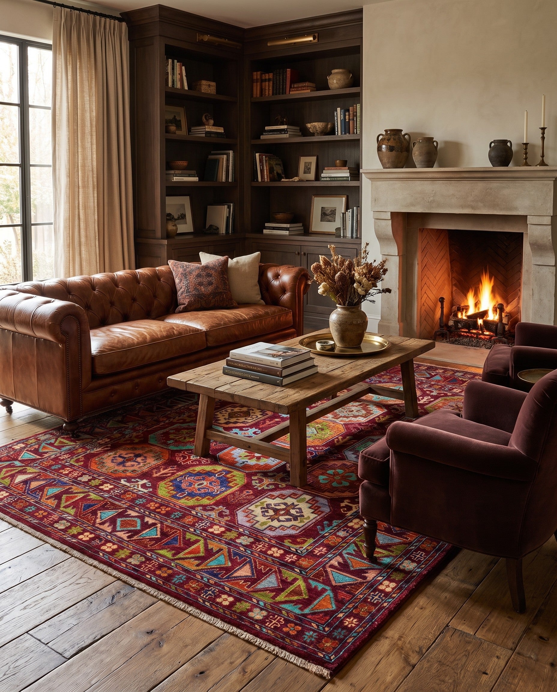 5' 2 x 6' 8 Hand Knotted Ariana Ziegler Rug