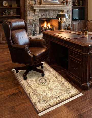 3' 4 x 5' Ghom Silk Rug