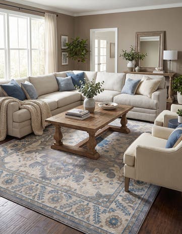Gray Viola Rug