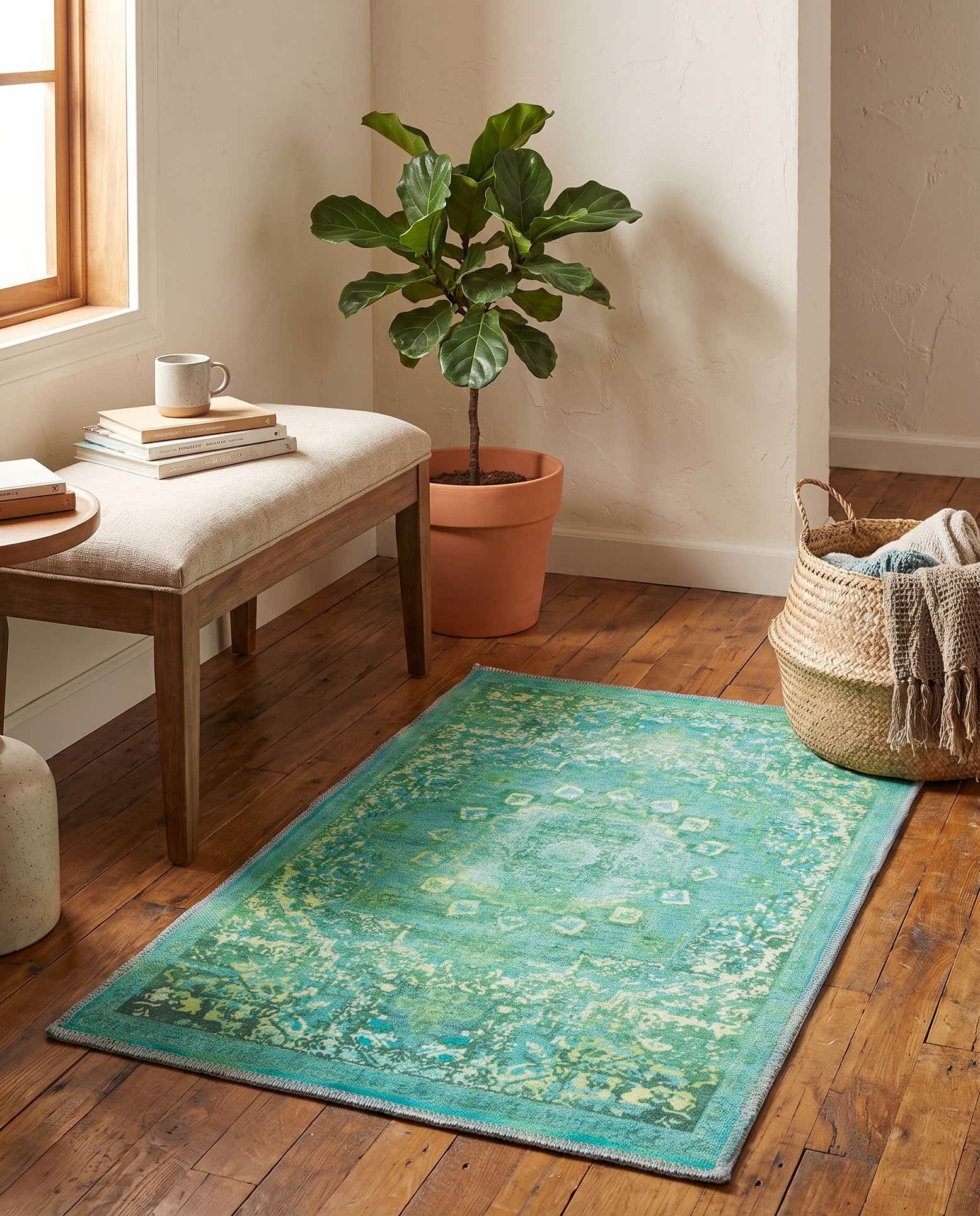 60cm x 95cm Waschbar Renaissance Teppich