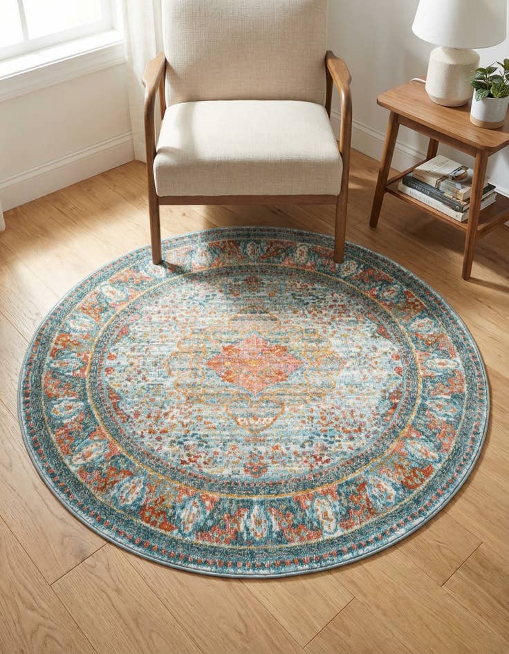 Detail image of 4' x 4' Havana Round Rug