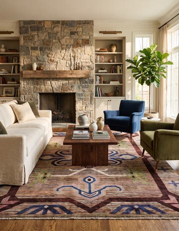 8' x 9' 10 Hand Knotted Ziegler Modern Rug