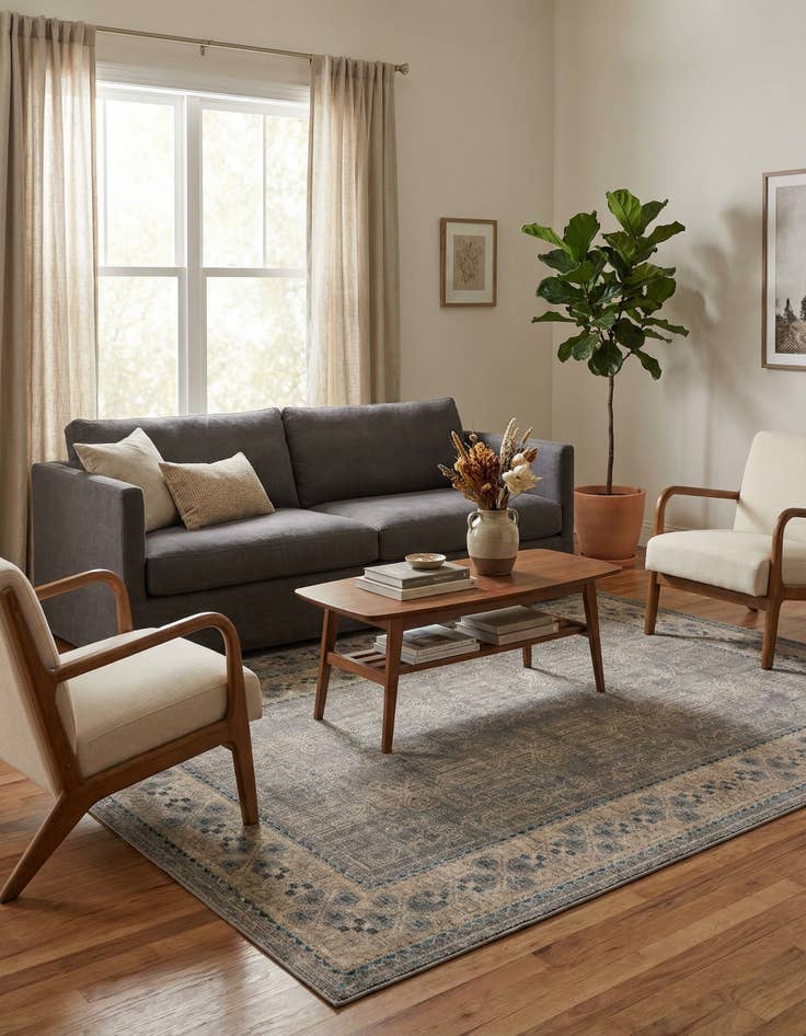 Detail image of 5' x 8' Viola Rug