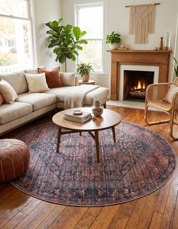 185cm x 185cm Maahru Round Rug
