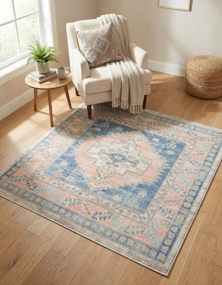 Detail image of 4' x 4' Whitney Square Rug