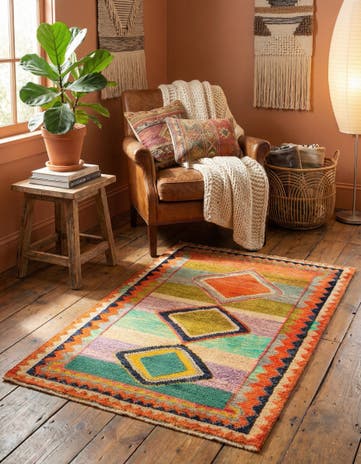 2' 8 x 3' 10 Hand Knotted Balouch Wool Rug