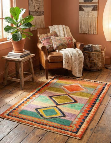 2' 8 x 3' 10 Hand Knotted Balouch Wool Rug